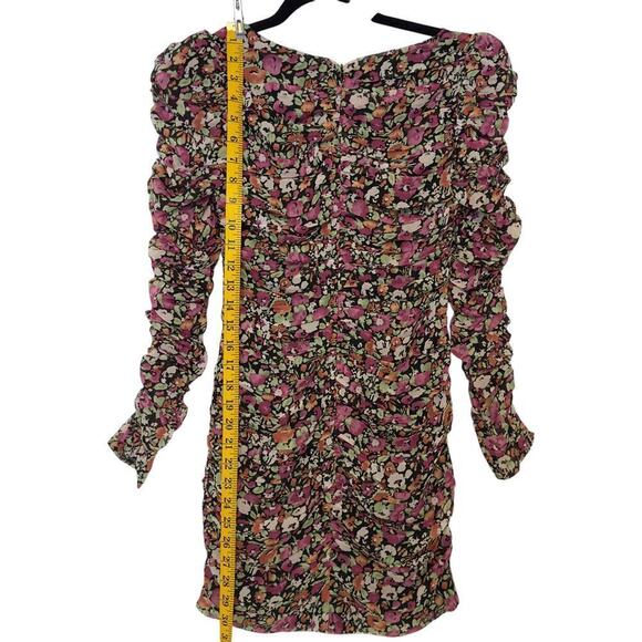 ASTR the Label Jadine Ruched Floral Sweetheart Floral Mini Dress (XS) - Picture 8 of 13